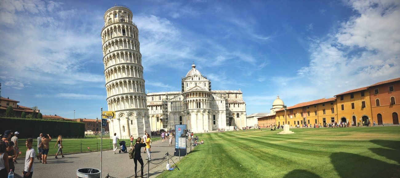 leaning tower of pisa, pisa cathedral, piazza dei miracoli