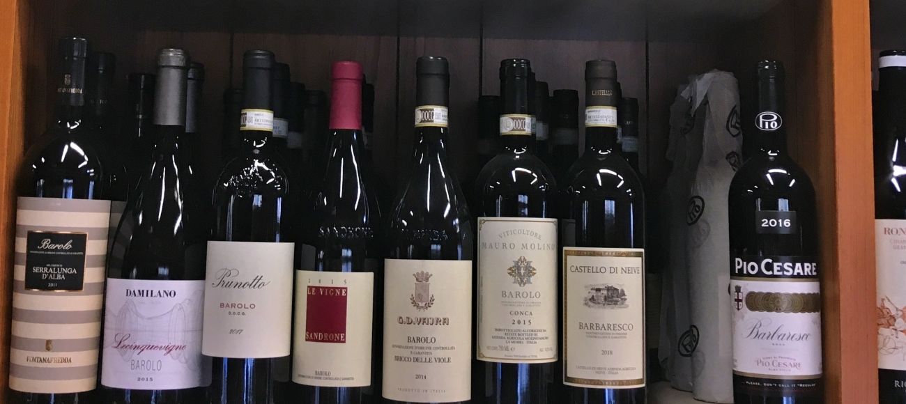 Selection of Barolo Wines - Toursintuscany Barolo Wine tour in Piedmont with Truffle and  Hazelnuts tasting